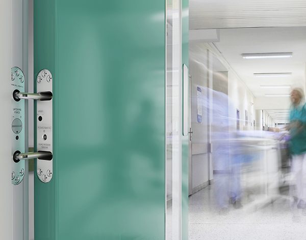 Powermatic controlled, concealed door closers are the ideal door closer for mental health facilities, psychiatric care buildings, hospitals and other healthcare projects